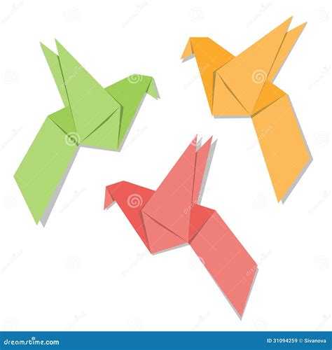 Origami Paper Bird Royalty Free Stock Images - Image: 31094259