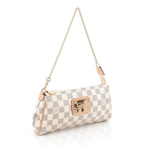 Louis Vuitton White Checkered Crossbody Literacy Basics