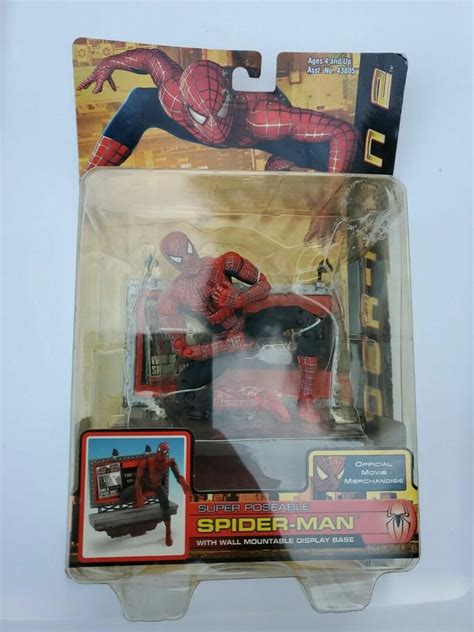 Tobey Maguire Toy Biz Spider Man Movie Super Poseable Spiderman