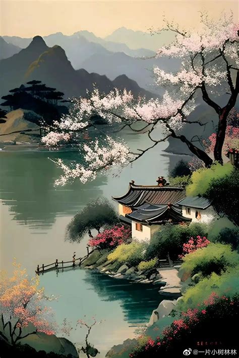 Asian Landscape Chinese Landscape Painting Japanese Landscape