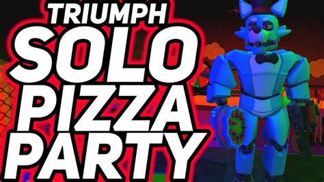 Solo Pizza Party Triumph Tower Defense Simulator Youtube