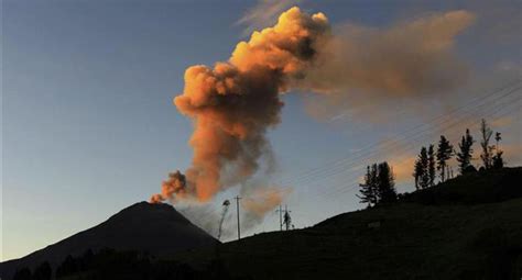 Ecuador Alerta Naranja Por Reactivaci N Del Volc N Tungurahua