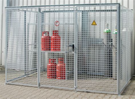 Gasflaschen Container Typ GFC M für Lagerung von Gasflaschen im