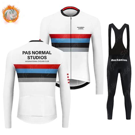 Pns Winter Thermal Fleece Cycling Clothing Mtb Uniform Men Long