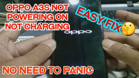 Oppo A3s Not Powering On No Charging Display Youtube