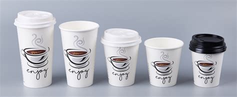 Fuling 4oz 8oz 10oz 12oz 16oz 20oz Disposable Custom Printed Coffee