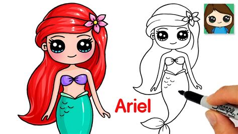 How to Draw Ariel The Little Mermaid NEW