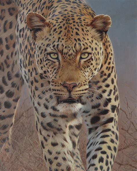 Just Finished This Leopard Painting For A Collector In Miami Size 20 X