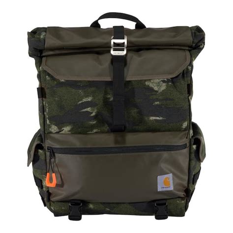 Carhartt In L Nylon Roll Top Backpack Blind Fatigue Camo Os