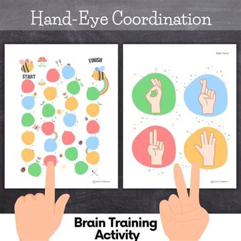 Hand Eye Coordination Board Game Brain Teasers Fingers Gym Brain