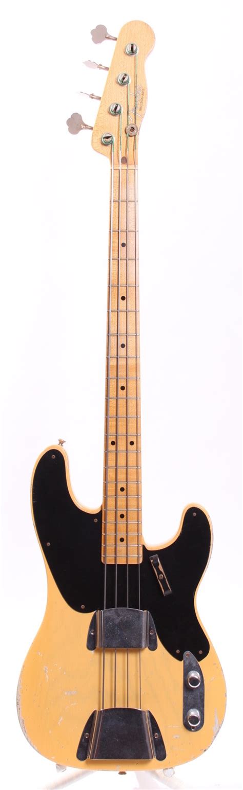 Fender 51 Precision Bass Relic Dennis Galuszka 2012 Butterscotch Blonde Bass For Sale Yeahman S