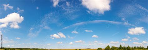 Blue sky panorama Stock Photo | Adobe Stock