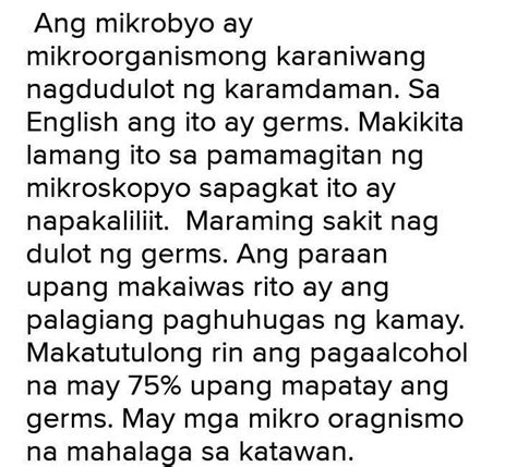 Isulat Ang Ibat Ibang Uri Ng Mikrobyo At Ang Kahulugan Nito Brainly Ph