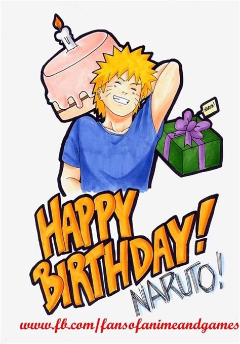 Happy Birthday Naruto Uzumaki Anime Amino