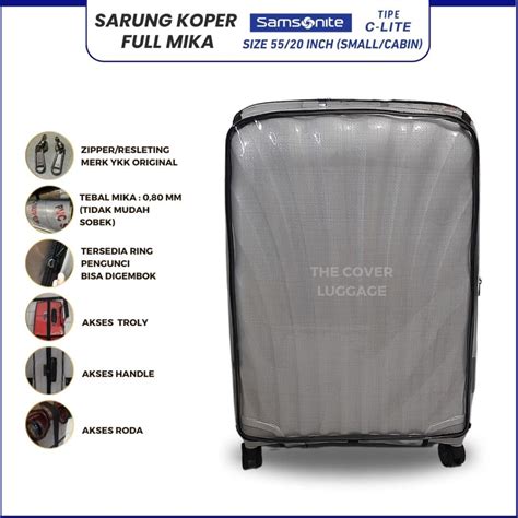 Jual Sarung Koper Fullmika Khusus Koper Samsonite Tipe C Lite Size