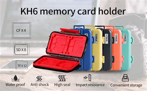 Amazon Lynca Slots Camera Memory Card Case Holder Water