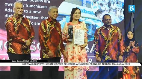 Kopitiam Oldtown White Coffee Penerima Anugerah Francais Terbaik