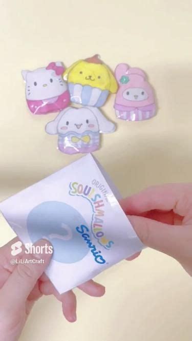 Diy Sanrio Squishmallows Mystery Blind Bags Easy Paper Crafts Diy