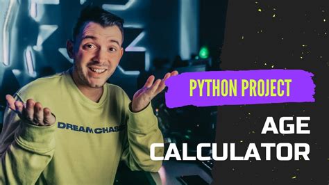 Age Calculator In Python Python Project Youtube