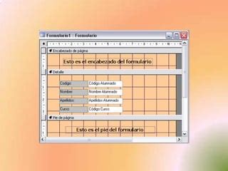 Microsoft Access Creaci N De Formularios Ppt