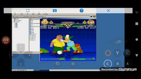 Lily Mugen Battle Homer Simpson Super Nes Mario Vs Peter Griffin