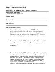 Access V Lab Aw Pdf Lab Assessment Worksheet