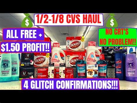 Cvs Haul Free Haul New Glitches Cvs Couponing This Week