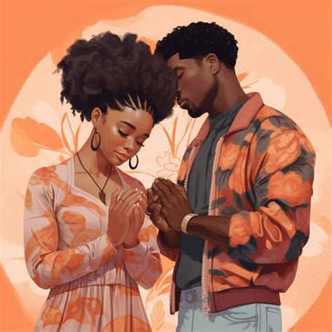 Black Couple Praying Hands 8 Clipart African American Clipart Png Divine Feminine Masculine