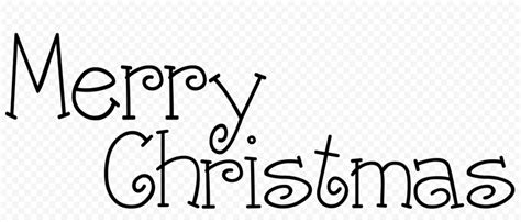 Download Merry Christmas Text Calligraphy Png Citypng