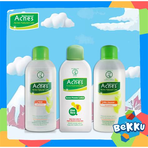 Jual Acnes Treatment Oil Control Toner Milk Cleanser Powder