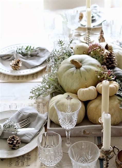 27 Neutral Thanksgiving Tablescapes Happily Ever After Etc