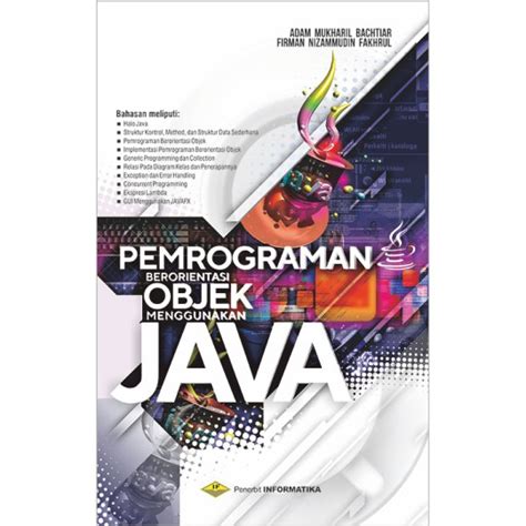 Jual Buku Pemrograman Berorientasi Objek Menggunakan Java Shopee