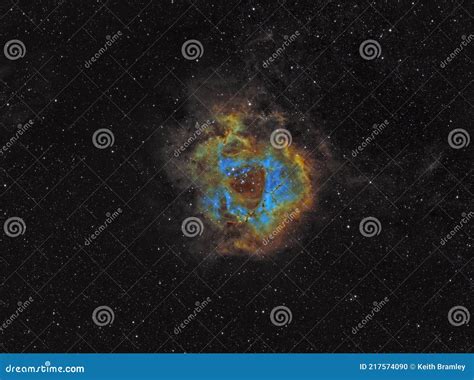 Rosette Nebula Hubble Palette