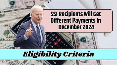 Ssi Recipients Will Get Different Payments In December Know