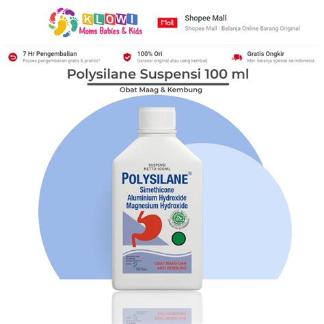 Jual Polysilane Suspensi 100 ML Isi 1 Botol Obat Maag Shopee Indonesia