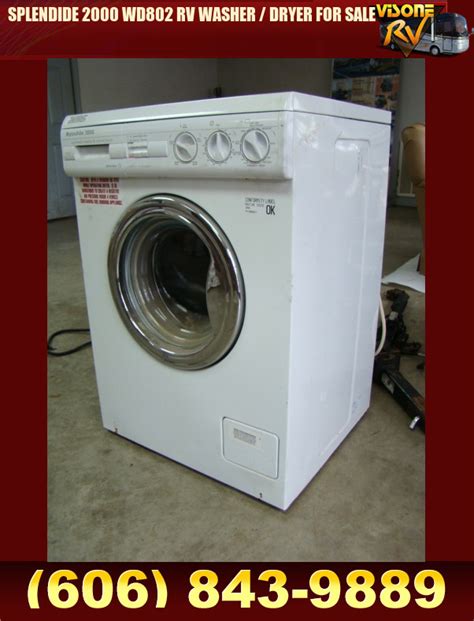 Salvage Rv Parts Splendide 2000 Wd802 Rv Washer Dryer For Sale Used