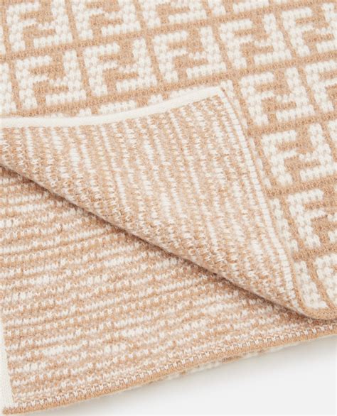 Fendi Cashmere Scarf In Natural Lyst