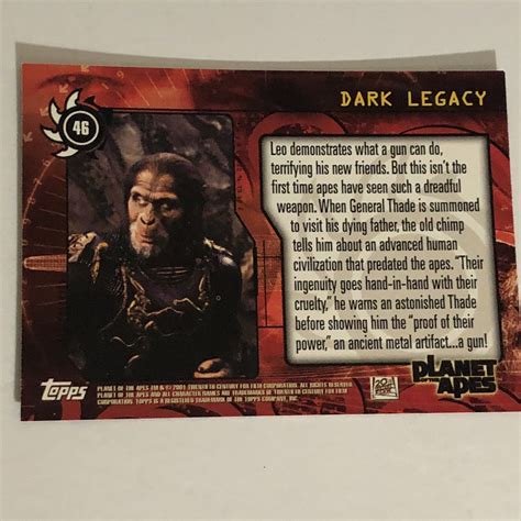 Planet Of The Apes Trading Card 2001 46 Thade Tim Roth EBay