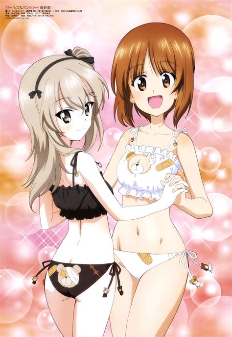 Nishizumi Miho Shimada Arisu And Boko Girls Und Panzer And 1 More