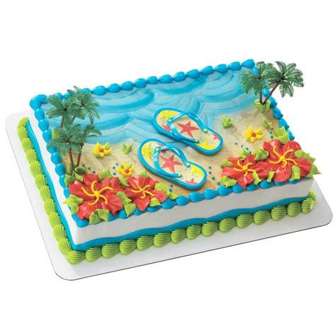 Flip Flop Sheet Cake Love This Luau Cakes Beach Cakes Party Cakes