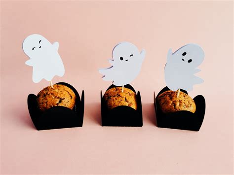 Pikery Na Babeczki I Muffinki Duszki Halloween Dekoracje Urodzinowe