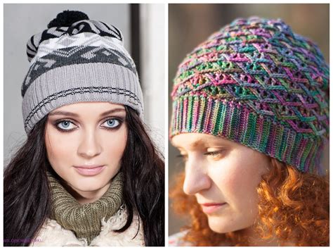 Модные вязаные шапки. Фото 60 красивых моделей