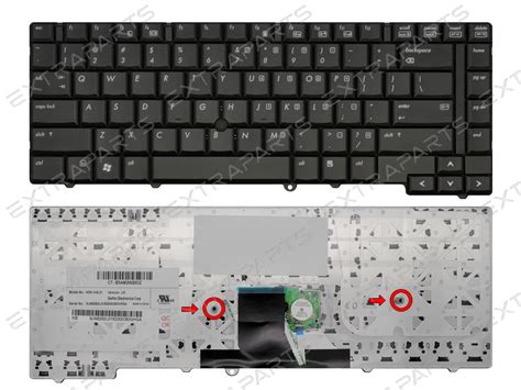 Клавиатура для ноутбука HP EliteBook 8530P 8530W (US) черная ...