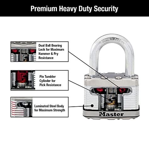 Master Lock M Xtlf Magnum Heavy Duty Outdoor Padlock With Key Pack