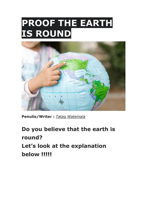 SOLUTION: Proof the earth is round - Studypool