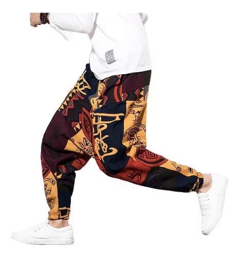 1 Pantalones De Hip Hop Con Entrepierna Grande Para Hombre Meses Sin