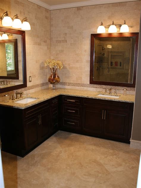 Corner Double Vanity Houzz