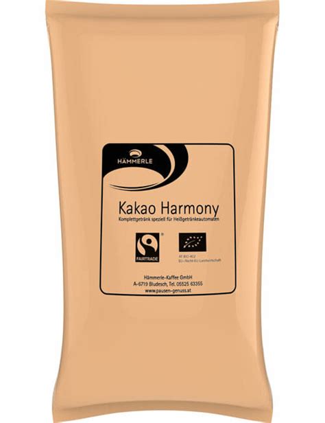 Top Drink Cocoa Harmony ORGANIC FAIRTRADE Hämmerle Kaffee GmbH