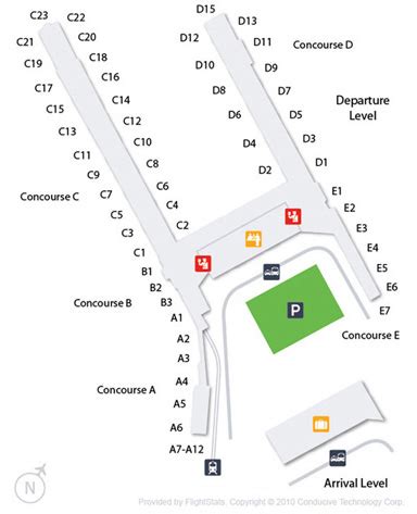 Portland International Airport Terminal Map