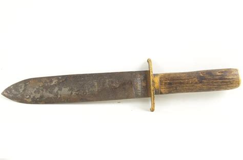 Sold Price Wj Mcelroy Confederate Civil War Fighting Knife Invalid